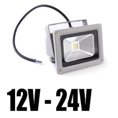 Proiector LED 10W Alimentare 12V/24V Alb Rece foto
