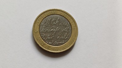 Marea Britanie / Anglia -2 Pounds/Lire 2009-Robert Burns foto