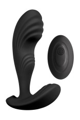 Vibrator Anal Cozy, Negru, 12 cm foto