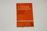 Pagini alese - I. Heliade Radulescu - Biblioteca scolarului