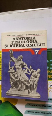 ANATOMIA FIZIOLOGIA SI IGIENA OMULUI CLASA A VII A STARE FOARTE BUNA foto