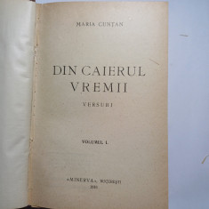 MARIA CUNTAN-DIN CAIERUL VREMII VOI.1 SI 2.-1916.