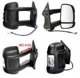 Oglinda exterioara Peugeot Boxer (250), Fiat Ducato (250), Citroen Jumper (250),09.2006-08.2014-, montare dreapta, reglaj electric; carcasa neagra; i
