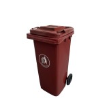 Cumpara ieftin Container deșeuri 120L maro