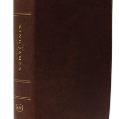 The King James Study Bible, Bonded Leather, Brown, Full-Color Edition