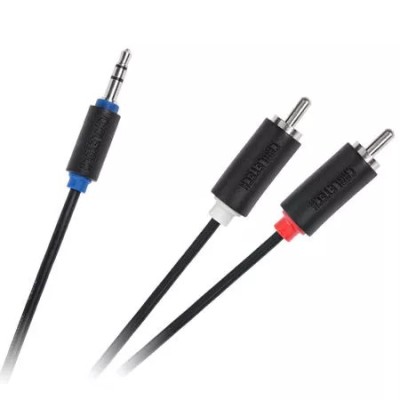 Cablu Jack 3.5 mm la 2x RCA 1.8m Cabletech foto