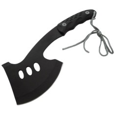 Topor DEPOX&reg;, Little Celtic, otel inoxidabil, negru, 25 cm, teaca inclusa