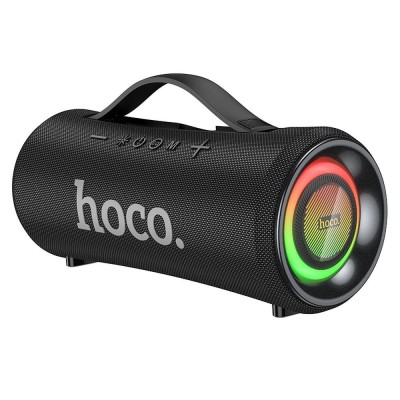 Boxa Bluetooth LED HOCO HA10, 2A 20W, Autonomie 4h, Black foto