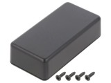 Carcasă universală ABS neagră IP40 50x90x25mm