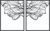 Sticker decorativ, Tablou, Negru, 85 cm, 7161ST