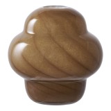 Cumpara ieftin V&aacute;za, &uuml;veg, barna &oslash;16,5x17 cm