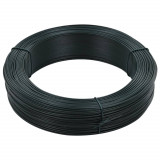 VidaXL Fir de tensionare pentru gard 250 m 1,4/2 mm verde &icirc;nchis, oțel