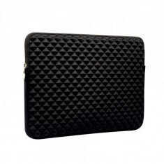 Husa Protectie Tip Portofel Macbook Air 13,3 inch Neagra foto