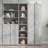 VidaXL Dulap &icirc;nalt, gri beton, 40x41x185 cm, lemn prelucrat