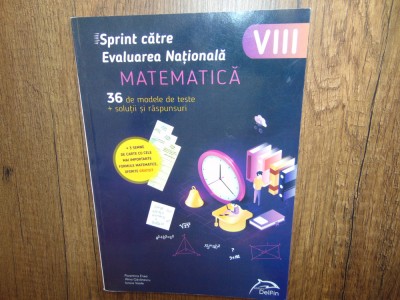 Sprint catre evaluarea nationala Matematica 36 de modele de teste foto