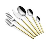 Cumpara ieftin Set tacamuri 36 bucati Allegra Auriu 23.4x21.6x4 cm