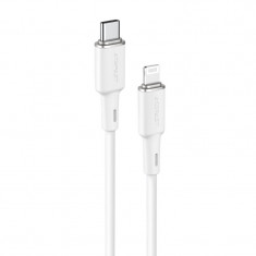 Cablu Acefast MFI USB Tip C - Lightning 1,2 M, 30 W, 3 A Alb (C2-01 Alb) C2-01-C-L WHITE