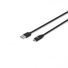 Cablu de incarcare si sincronizare USB 2.0 A tata -> USB-C tata 1m negru, HP