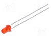 Dioda LED, 3mm, ro&amp;#351;ie, 8,7...29mcd, 20mA, 2...2,6V, LITEON - LTL-4222