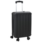 VidaXL Valiza pliabilă cu carcasă dură 24&#039;Neagră 43x27x66 cm ABS