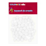 Pompoane cu diametru 10 mm,4 culori ,50 bucati set
