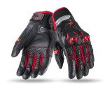 Manusi barbati pentru scuter - motocicleta Racing/Naked vara Seventy model SD-N32 negru/rosu Negru/rosu XXL (11 cm)