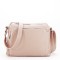 Geanta din piele naturala roz Camelia 124