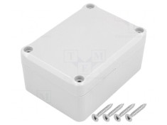Carcasa universala ABS gri cu garnitura 64mm x 88mm x 42mm foto