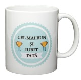 Cana alba personalizata, model pentru tata, INOVATIX&reg;. 330ml