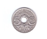 Moneda Franta 5 centimes 1931, stare buna, curata