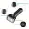 Lanternă Re&icirc;ncărcabilă USB, Model 11cm, Moduri Iluminare Multiple, Negru