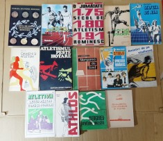 15 vol. ATLETISM (Copii si juniori, Alergarea de fond, Victor Firea, Ion Puica, Iolanda Balas, Ion Moina, Romeo Vilara, Virgil Ludu) - sport
