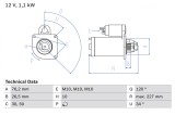 BOSCH 0 986 017 060 starter
