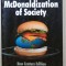THE McDONALDIZATION OF SOCIETY by GEORGE RITZER , 2000