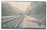 3539 - TURNU ROSU, Sibiu, Railway, Romania - old postcard, real PHOTO - unused, Necirculata, Fotografie