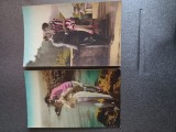 grup doua carti postale color ,necirculate