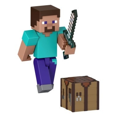 Minecraft Figurina articulata Steve 8 cm foto