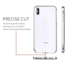 Husa pentru Apple iPhone X, GloMax TPU 360, Transparent