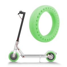Cauciuc solid trotineta electrica verde florescent 8.5 Inch