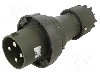 Conector alimentare AC, IEC 60309, IP67, 0,125kA, 400V AC, 4 pini, PCE - 044-6.U