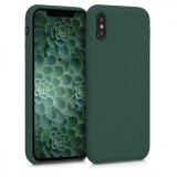 Husa pentru Apple iPhone X / iPhone XS, Silicon, Verde, 46313.169, Carcasa, Kwmobile