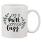 Cana alba personalizata &#039;Life is short don&#039;t be lazy&#039;, INOVATIX&reg;. 330ml