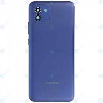 Samsung Galaxy A03 (SM-A035G) Capac baterie albastru GH81-21663A foto