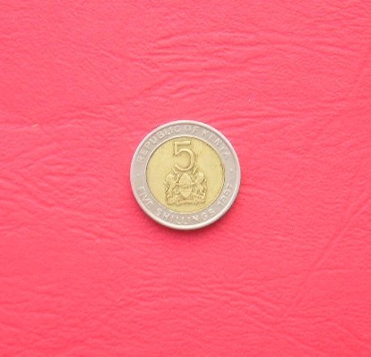 C50 - Moneda foarte veche - Kenya - 5 shillings - 1997