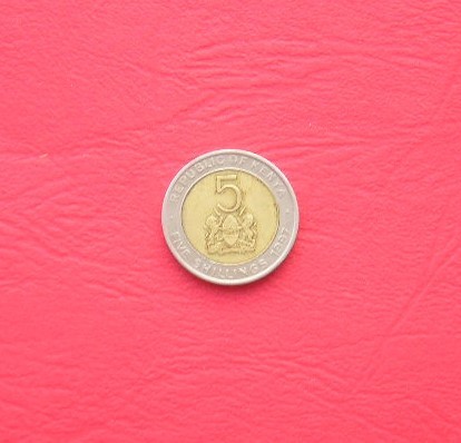 M3 C50 - Moneda foarte veche - Kenya - 5 shillings - 1997