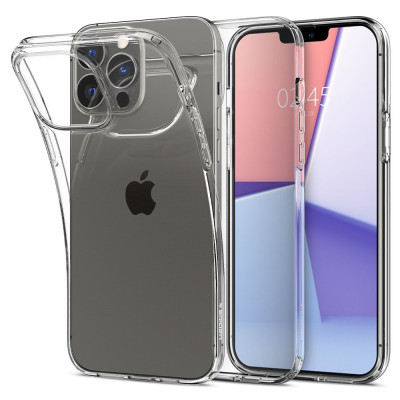 Husa pentru iPhone 13 Pro Max - Spigen Liquid Crystal - Clear foto