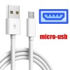Cablu de Incarcare si Transfer Date Usb - Micro Usb Fast Charger Alb 1M
