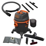 Black Decker BXVC20PTE - Aspirator umed-uscat 1200 W 170 mbar 19 l priza scule electrice