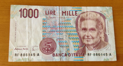 Italia - 1000 Lire (1990) foto