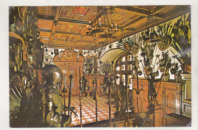 bnk cp Sinaia - Muzeul Peles - Sala de arme - necirculata foto